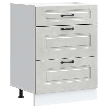 Köksinredning Underskåp Kalmar Betonggrå