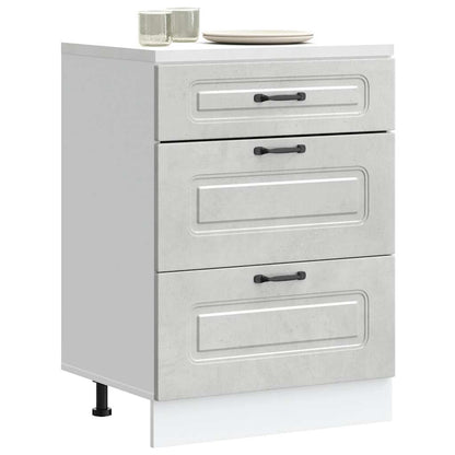 Köksinredning Underskåp Kalmar Betonggrå