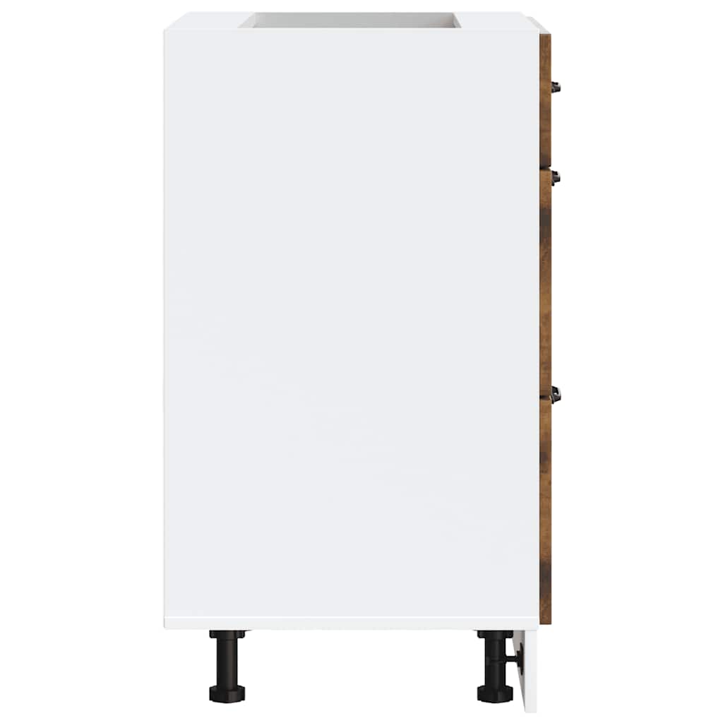 Köksinredning Underskåp Kalmar Rökfärgad ek