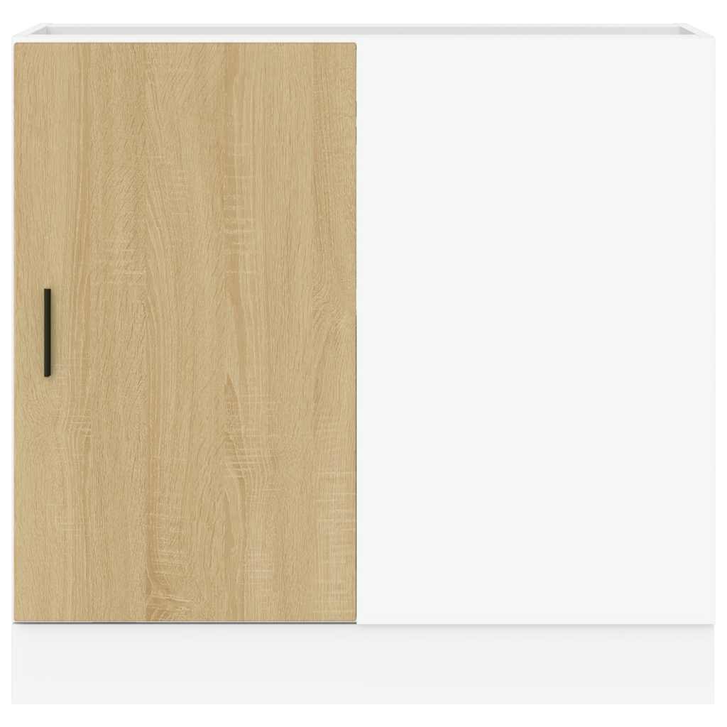 Köksinredning Underskåp med diskbänk “Lyon” sonoma-ek