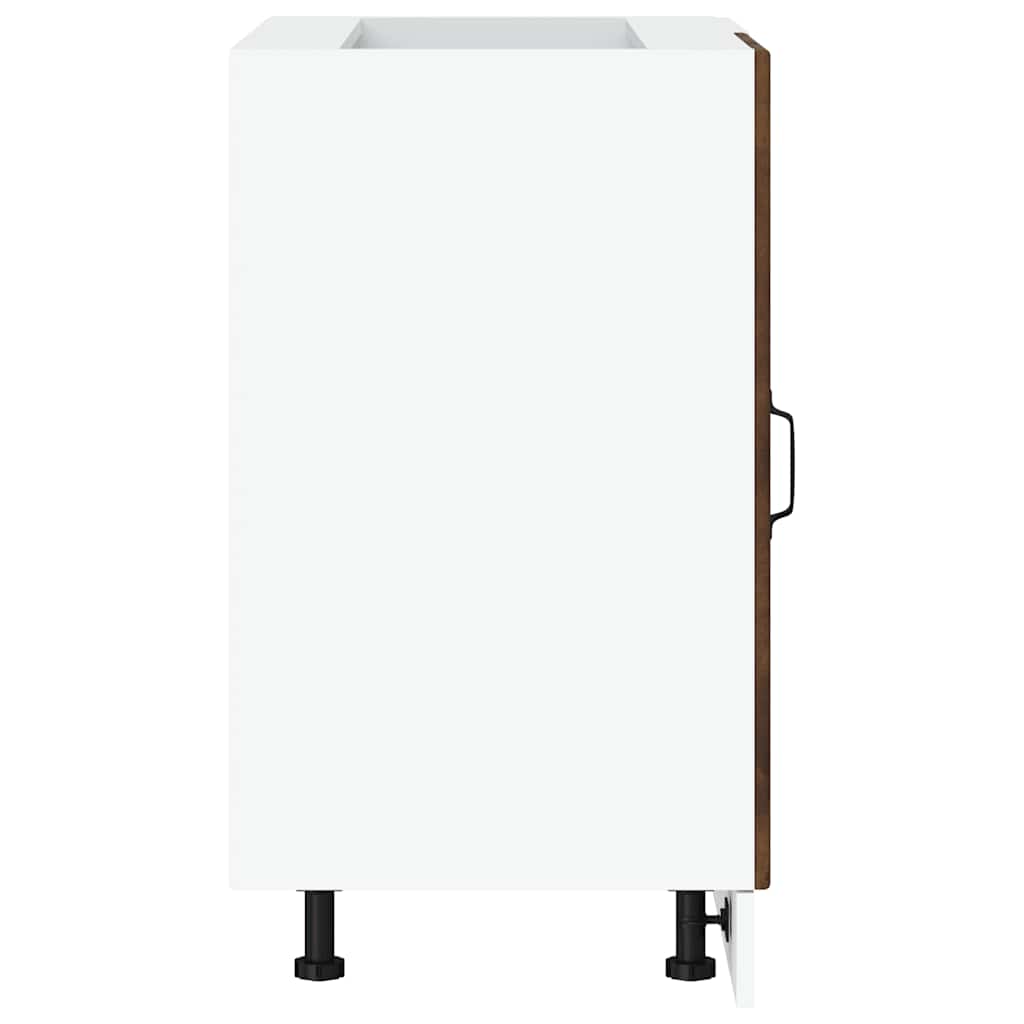 Köksinredning Underskåp med diskbänk “Lyon” Rökfärgad ek