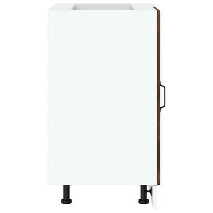 Köksinredning Underskåp med diskbänk “Lyon” Rökfärgad ek