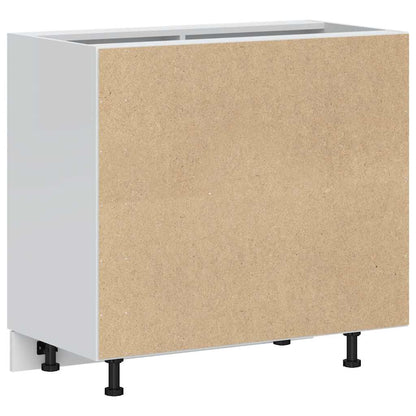 Köksinredning Underskåp med diskbänk “Lyon” Rökfärgad ek