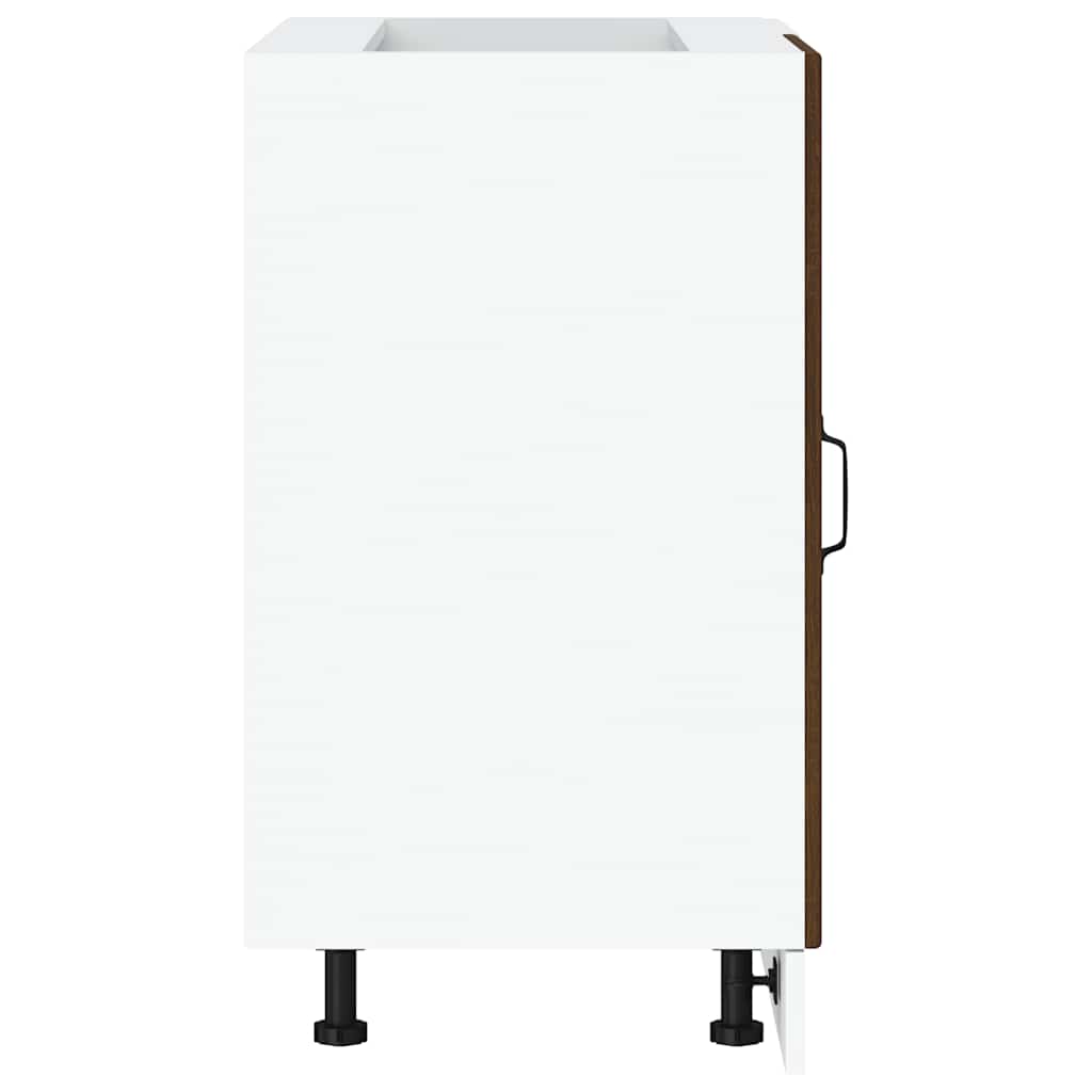 Köksinredning Underskåp med diskbänk “Lyon” Brun ek