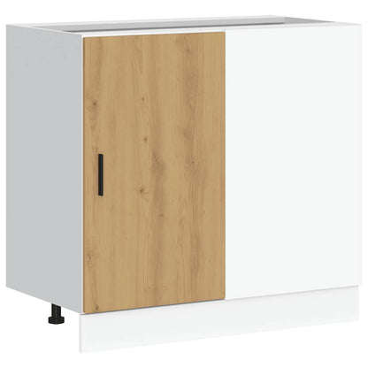 Köksinredning Underskåp med diskbänk “Lyon” Artisan ek