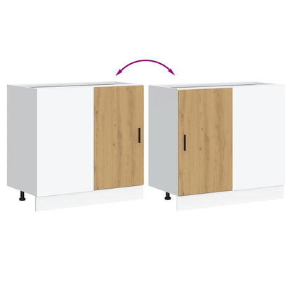 Köksinredning Underskåp med diskbänk “Lyon” Artisan ek