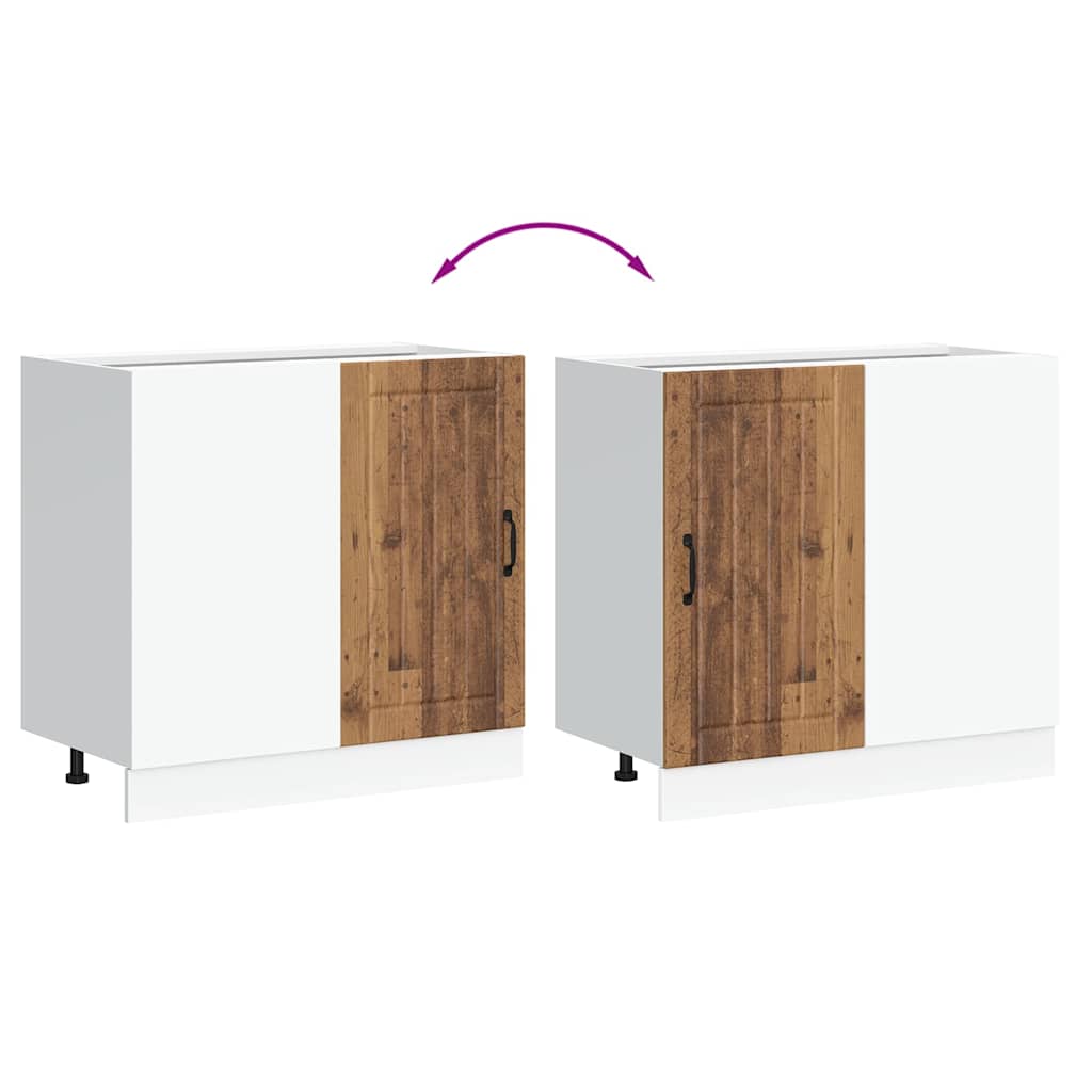 Köksinredning Underskåp Lucca Åldrat Trä