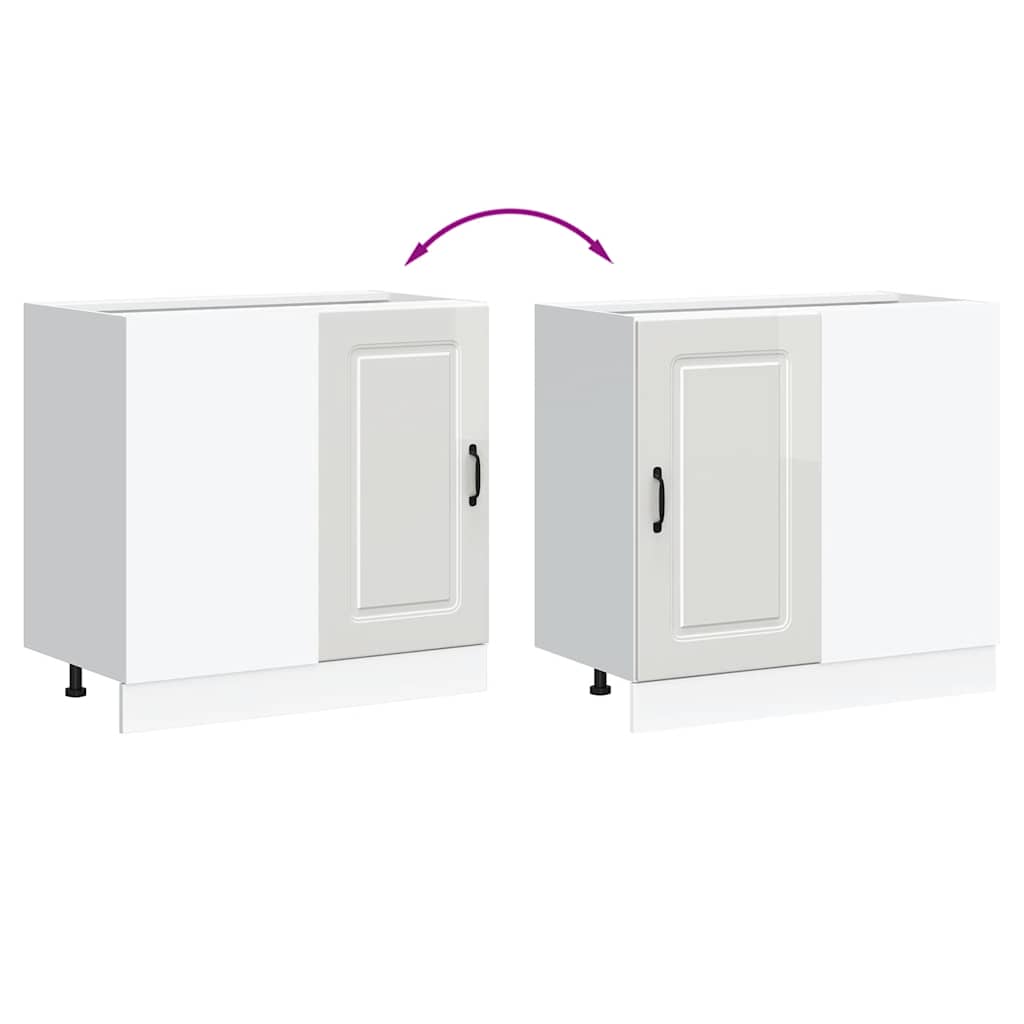 Köksinredning Underskåp Kalmar Högglans Vit