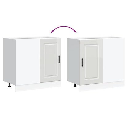 Köksinredning Underskåp Kalmar Högglans Vit