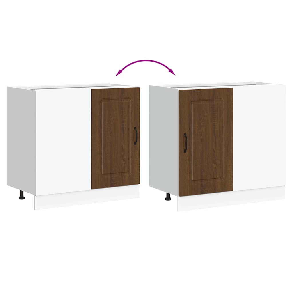 Köksinredning Underskåp Kalmar Brun ek