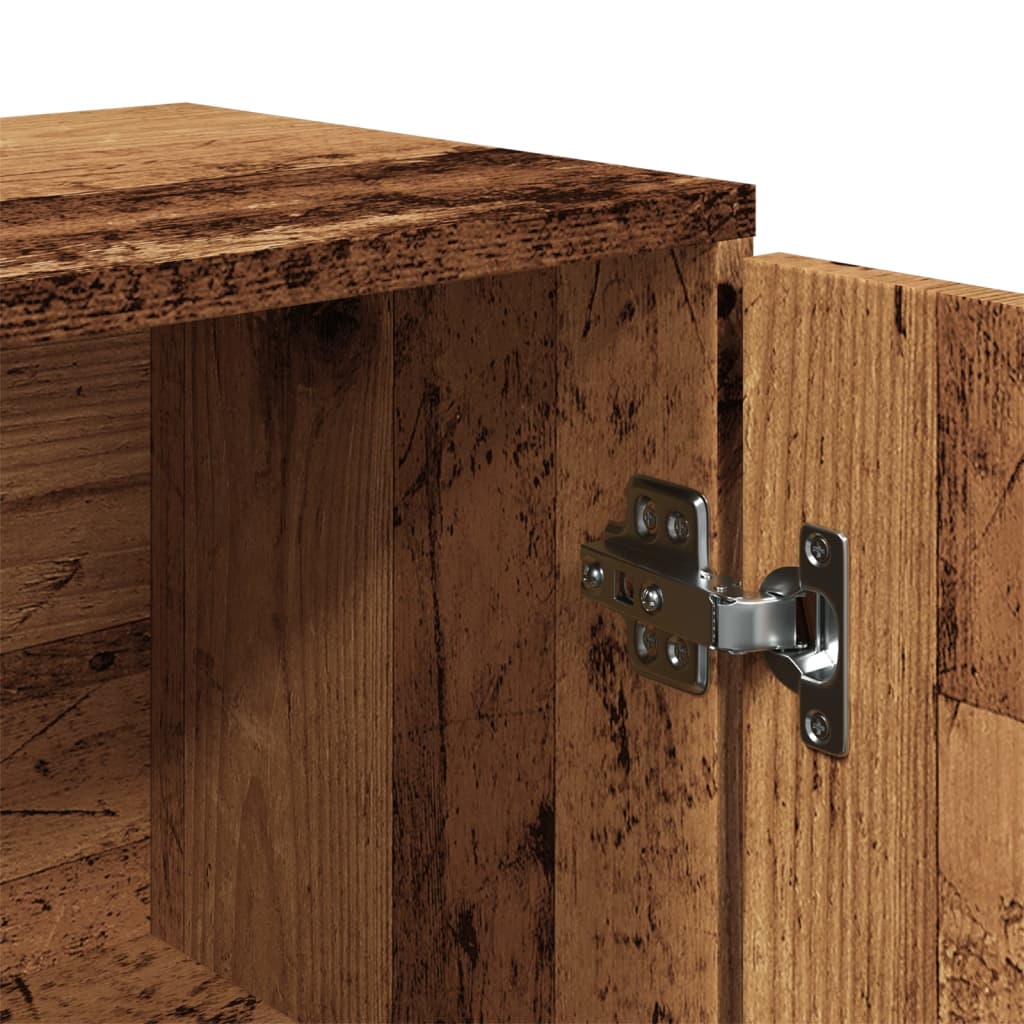 Skänk Åldrat Trä 88x30x64 cm