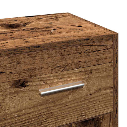 Skänk Åldrat Trä 91x28x75 cm