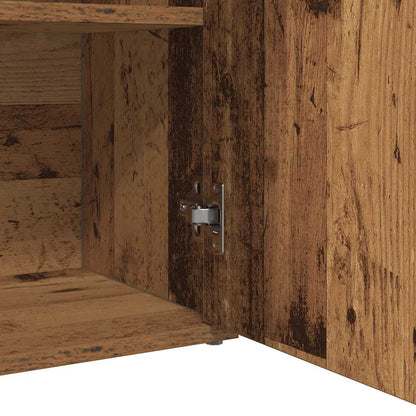 Skänk Åldrat Trä 60x30x75 cm