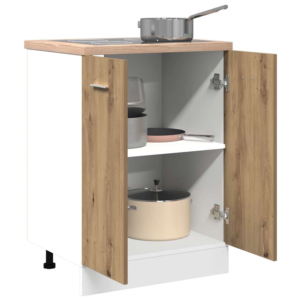 Köksinredning Underskåp Bänkskåp “Lyon” Artisan Ek 60x46x81,5 cm