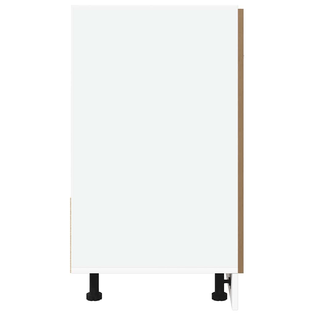 Köksinredning Underskåp Bänkskåp för diskho “Lyon” Artisan Ek 80x46x81,5 cm