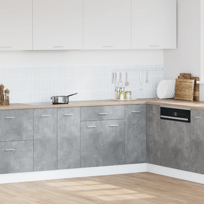 Köksinredning Underskåp Bänkskåp med låda “Lyon” Betonggrå 60x46x81,5 cm