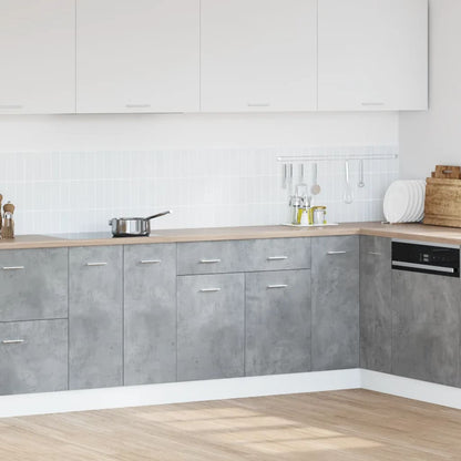 Köksinredning Underskåp Bänkskåp med låda “Lyon” Betonggrå 80x46x81,5 cm