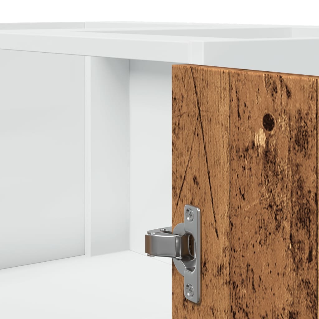 Köksinredning Underskåp Bänkskåp “Lyon” Åldrat Trä 75,5x75,5x81,5 cm