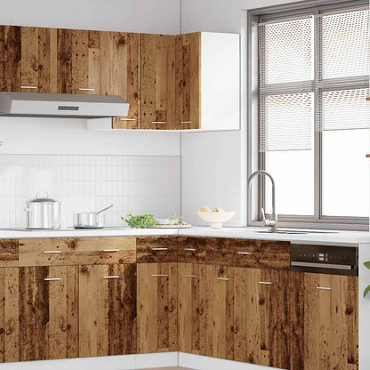 Köksinredning Överskåp Åldrat Trä Hörnskåp “Lyon” 57x57x60 cm