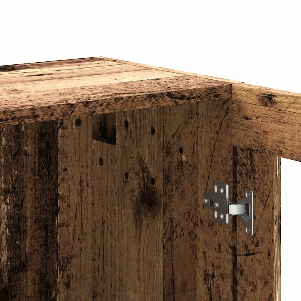 Bokhylla Åldrat Trä 82,5x30,5x80 cm