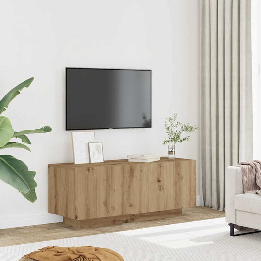 Tv-bänk artisan ek 100x35x40 cm konstruerat trä