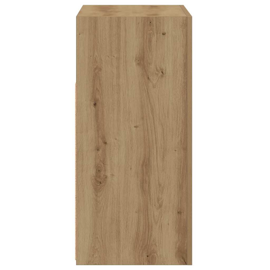 Skänk Artisan Ek LED-belysning 80x35x75 cm