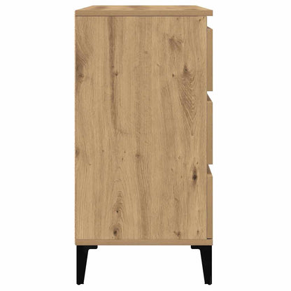 Byrå ek 60x35x70 cm konstruerat trä