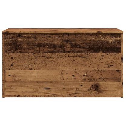Förvaringskista Åldrat Trä 84x42x46 cm