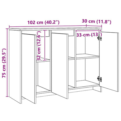 Skänk Artisan Ek 102x33x75 cm