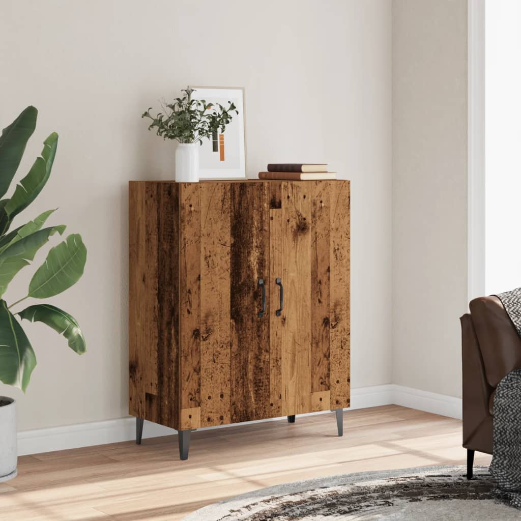 Skänk Åldrat Trä 70x34x90 cm