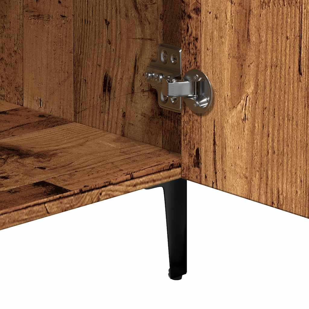 Skänk Åldrat Trä 90x34x80 cm