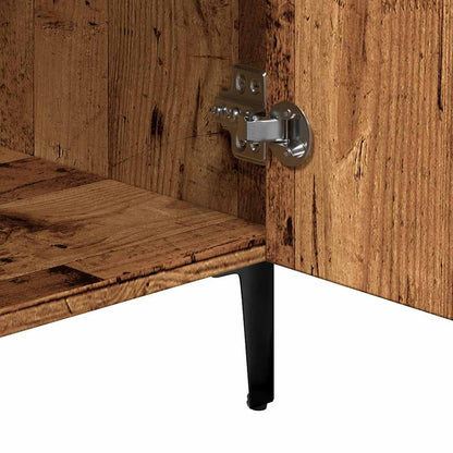 Skänk Åldrat Trä 90x34x80 cm