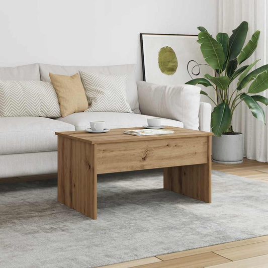 Soffbord artisan ek 80x50,5x41,5 cm konstruerat trä