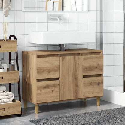 Badrumsunderskåp Artisan Ek 80x33x60 cm