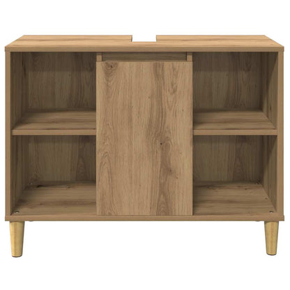 Badrumsskåp Ek 80x33x60 cm