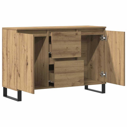 Skänk ek 101,5x35x70 cm konstruerat trä