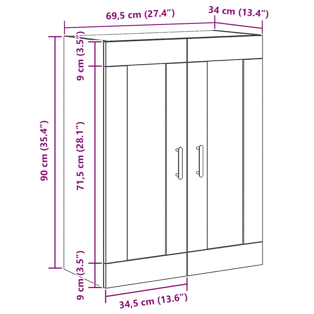 Skänk Artisan Ek 69,5x34x90 cm