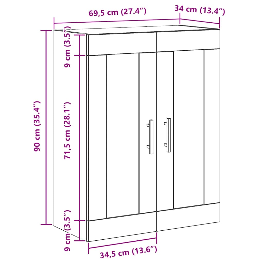 Skänk Artisan Ek 69,5x34x90 cm
