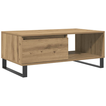 Soffbord artisan ek 90x50x36,5 cm konstruerat trä