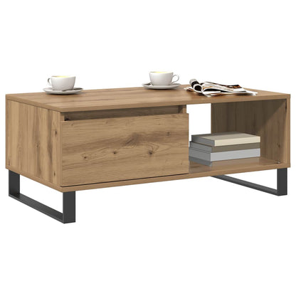 Soffbord artisan ek 90x50x36,5 cm konstruerat trä
