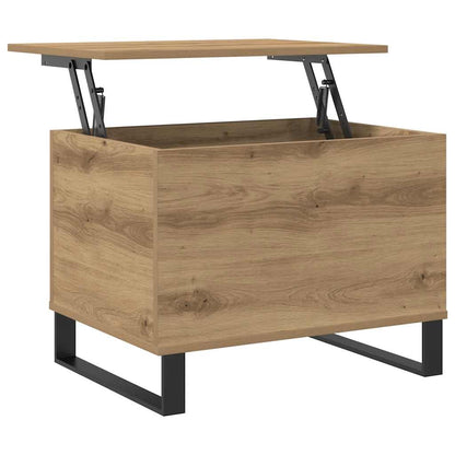 Soffbord artisan ek 60x44,5x45 cm konstruerat trä