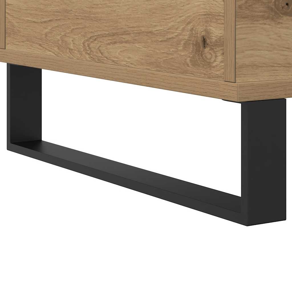 Soffbord artisan ek 90x44,5x45 cm konstruerat trä