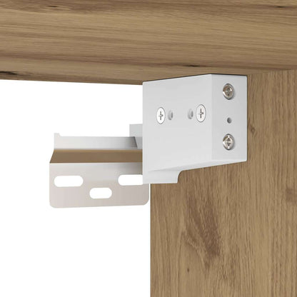 Nástenné skrinky s LED osvetlením pre TV 2 st artisan ek 40x30x60,5 cm
