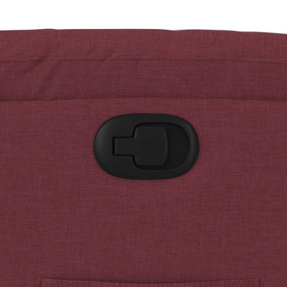 Fåtölj Vinröd Reclinerfåtölj tyg