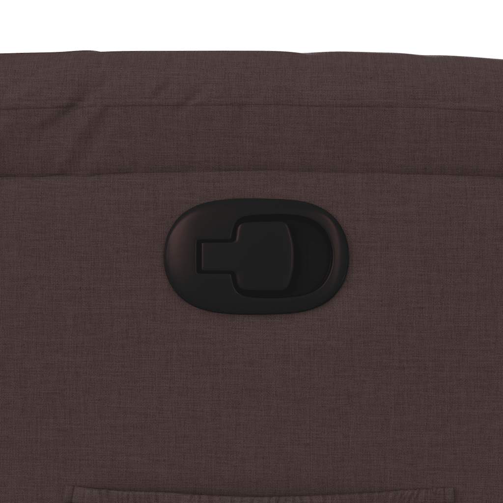 Fåtölj Brun Mörkbrun Reclinerfåtölj tyg