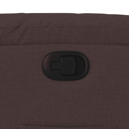 Fåtölj Brun Mörkbrun Reclinerfåtölj tyg