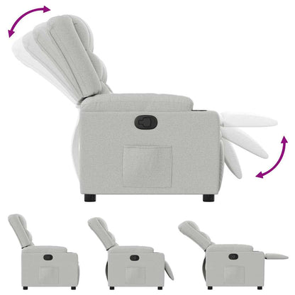 Fåtölj Grå molngrå tyg