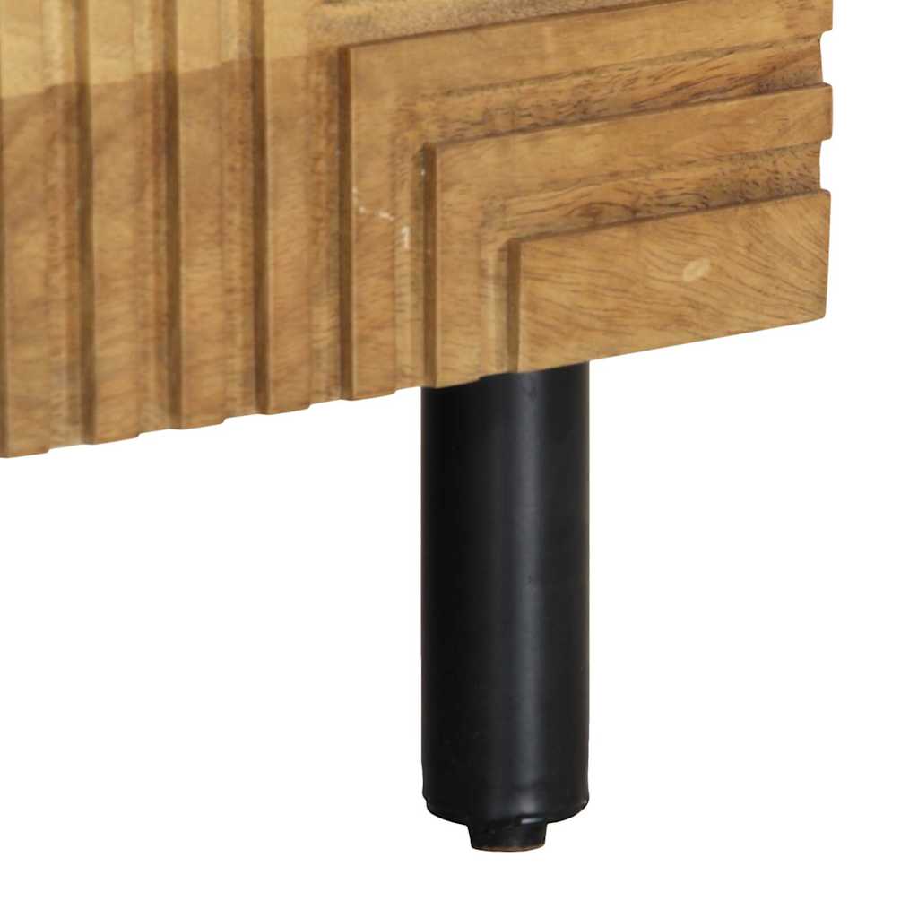 Soffbord Brun 80x50x40 cm mango i massivt trä