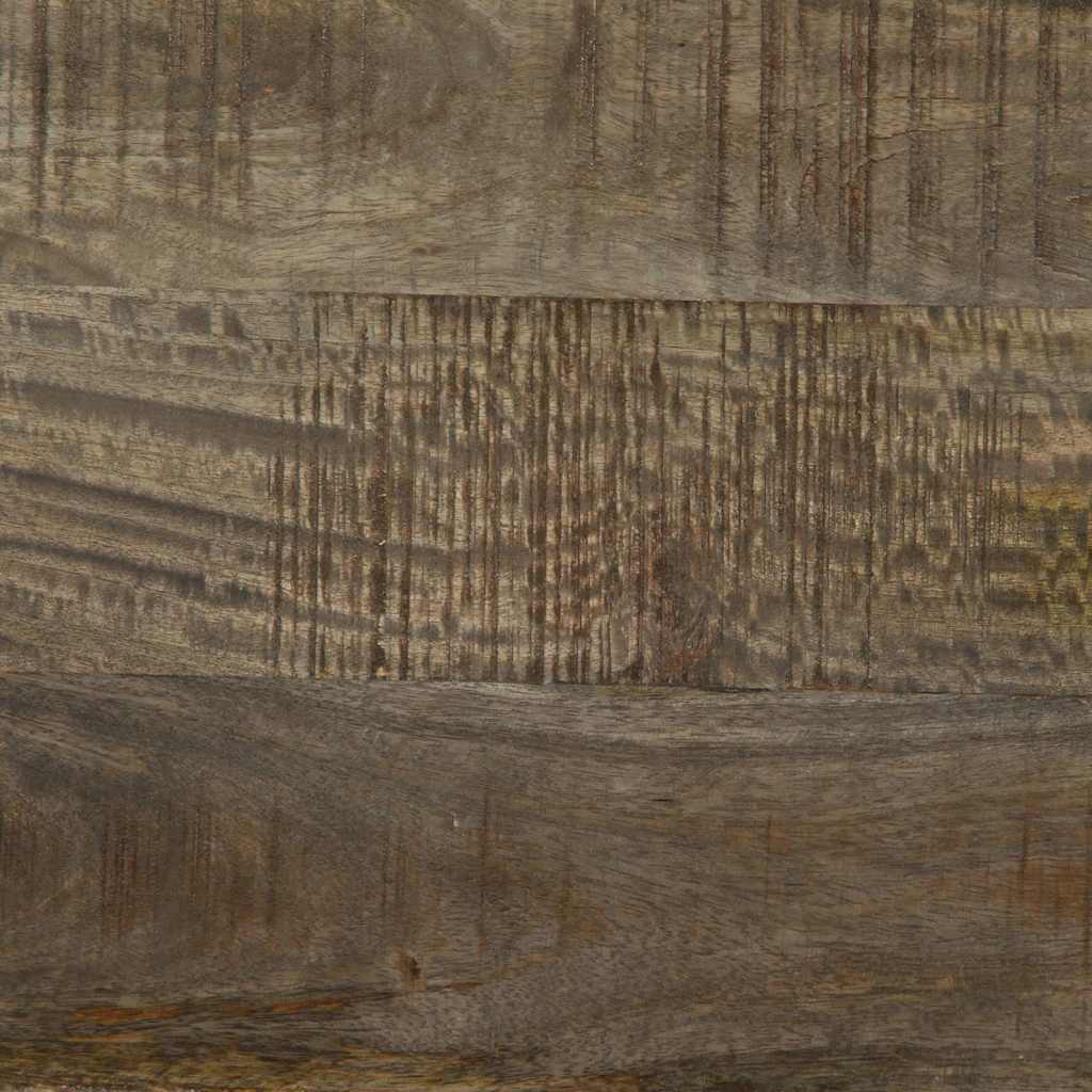 TV-Möbel Svart TV-Bänk 80x33x46 cm massivt mangoträ