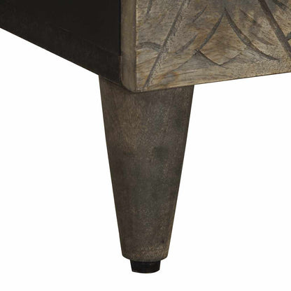 Skänk Trä 80x33x75 cm mango i massivt trä